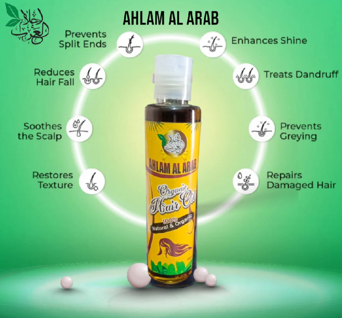 Ahlam Al Arab Herbs Infused Hair Oil